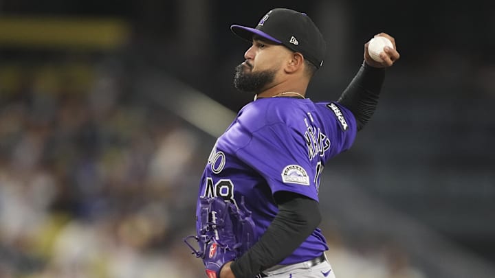 Colorado Rockies starting pitcher German Marquez.