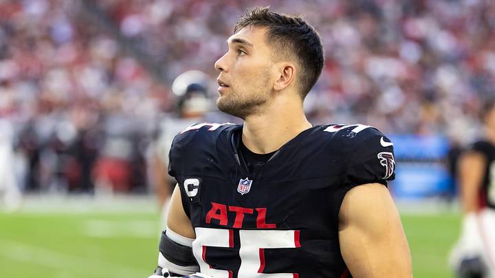 Atlanta Falcons linebacker Kaden Elliss 
