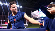 José Altuve vio acción durante los dos primeros juegos de la serie ante los Marlins