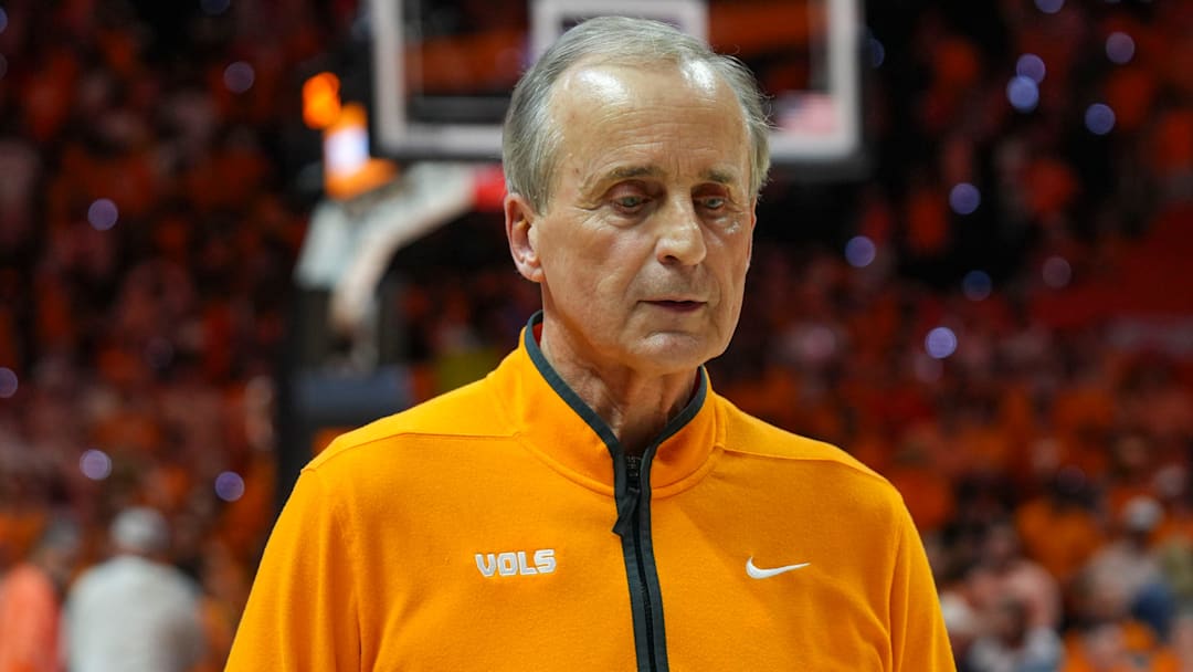 Tennessee coach Rick Barnes walks off the court after losing a NCAA basketball game between Tennessee and Alabama at Thompson-Boling Arena at Food City Center in Knoxville, Tenn., on Feb. 28, 2026. Tennessee coach Rick Barnes walks off the court after losing a NCAA basketball game between Tennessee and Alabama at Thompson-Boling Arena at Food City Center in Knoxville, Tenn., on Feb. 28, 2026.