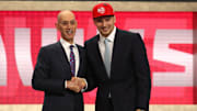 Adam Silver y Luka Doncic, cuando el esloveno fue elegido en el Draft de la NBA de 2018