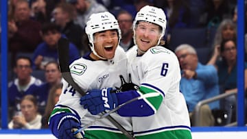 Vancouver Canucks forward Kiefer Sherwood could give the New York a much-needed boost.