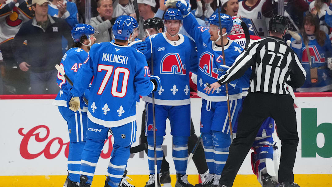 Colorado Avalanche forward Brock Nelson got four points against the Montreal Canadiens on Saturday afternoon at Ball Arena.