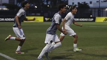 Apr 2, 2024; Bradenton, FL, USA; Orlando City B and Inter Miami II at IMG Academy. Mandatory Credit: Morgan Tencza-Imagn Images