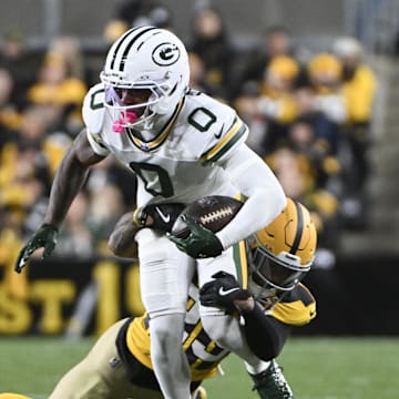 Green Bay Packers wide receiver Matthew Golden.