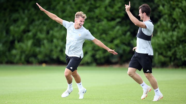Leicester City Training and Press Conference