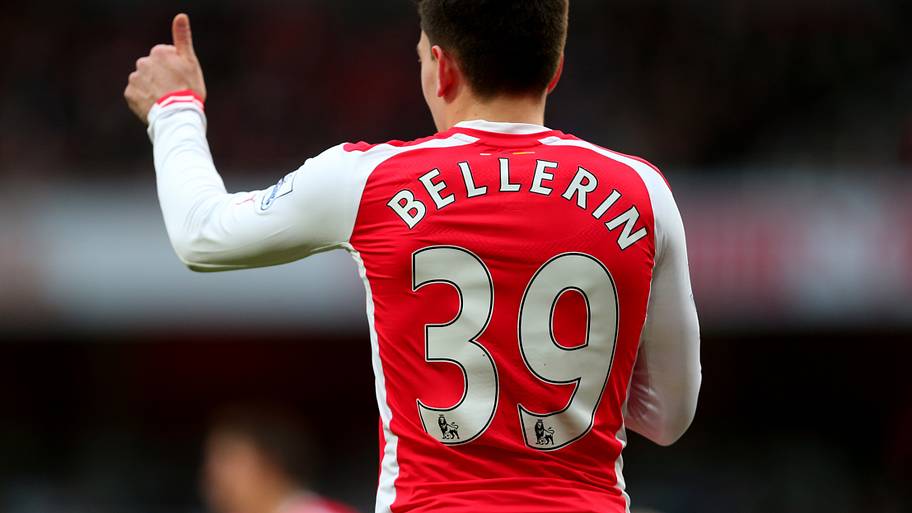 Héctor Bellerín in the No. 39.