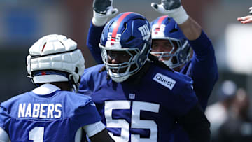 New York Giants - offensive tackle James Hudson III