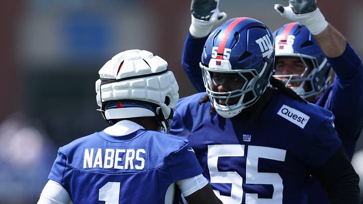New York Giants - offensive tackle James Hudson III