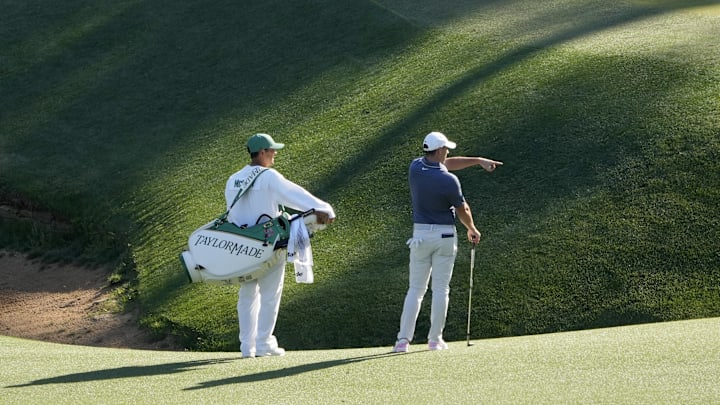 Rory McIlroy made a double bogey on the 13th hole Sunday at the Masters. 