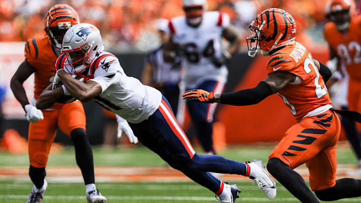 New England selected Tyquan Thornton in the second round of the 2022 NFL draft New England selected Tyquan Thornton in the second round of the 2022 NFL draft