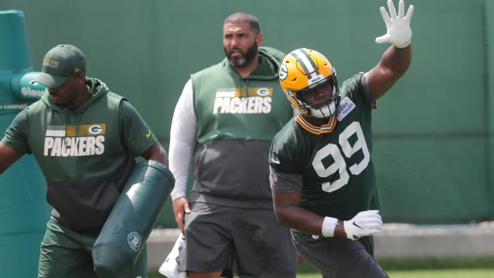 The Atlanta Falcons have released former Green Bay Packers defensive tackle Willington Previlon (99) and former Northern Illinois offensive lineman Nolan Potter.