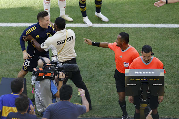 Boca Juniors midfielder Ander Herrer