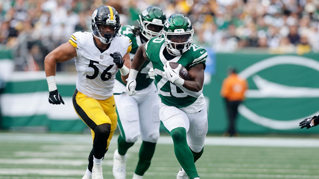 New York Jets running back Breece Hall New York Jets running back Breece Hall