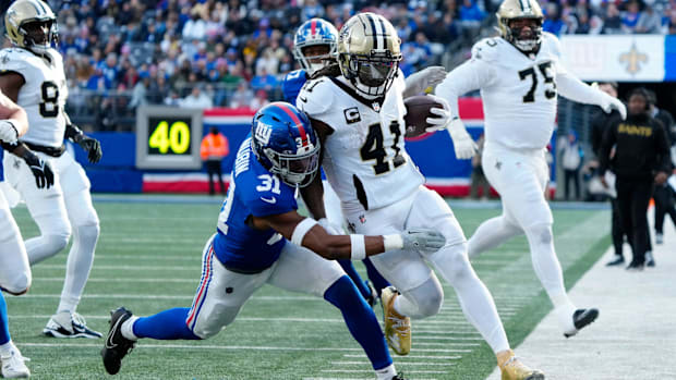 New York Giants safety Tyler Nubin during his rookie season
