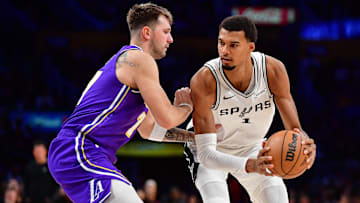 Victor Wembanyama faced off against Luka Dončić on Wednesday night. 