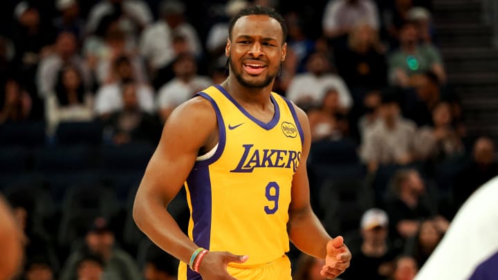 Los Angeles Lakers guard Bronny James Jr.