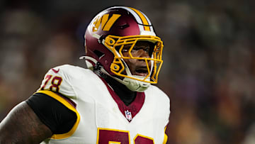 Washington Commanders offensive tackle Laremy Tunsil