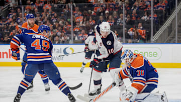 Columbus Blue Jackets v Edmonton Oilers