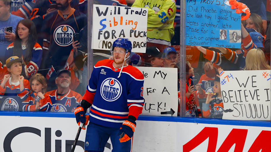Edmonton Oilers center Trent Frederic | Perry Nelson-Imagn Images