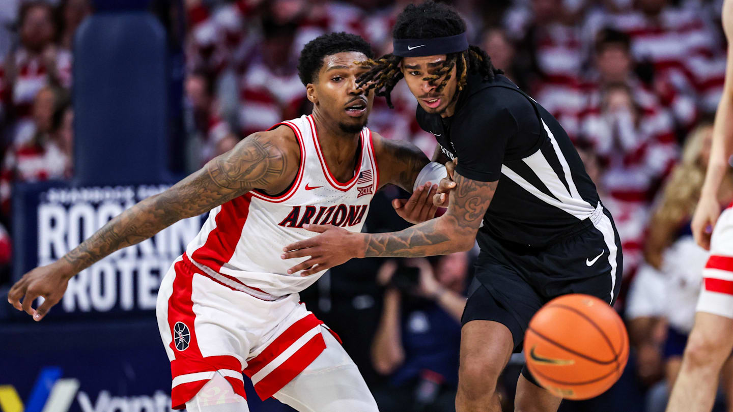 Live updates: Arizona at Iowa State in Big 12 men’s basketball showdown