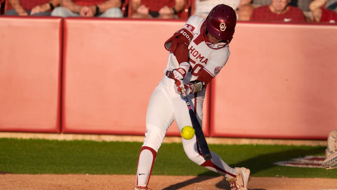 Oklahoma Sooner Ailana Agbayani (50) is one of 42 American Samoan players part of the America Samoa Softball Association athlete pool class of 2026. 