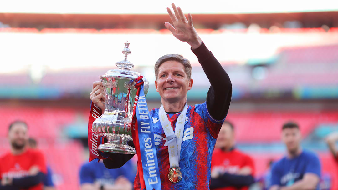 Glasner won the FA Cup with Crystal Palace, their first major trophy ever