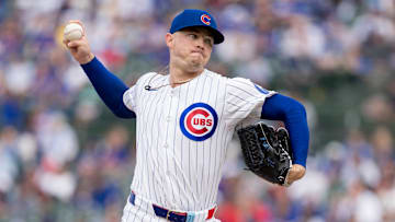 Chicago Cubs pitcher Keegan Thompson