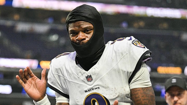 Baltimore Ravens quarterback Lamar Jackson