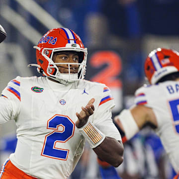 Florida Gators quarterback DJ Lagway was benched at halftime.