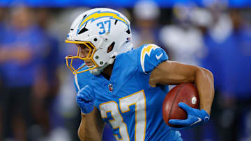 Los Angeles Chargers wide receiver Luke Grimm