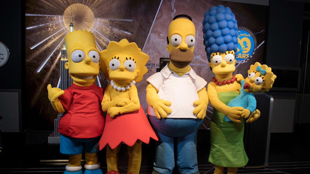 The Simpsons at a 30th anniversary celebration at the Empire State Building in 2018. The Simpsons at a 30th anniversary celebration at the Empire State Building in 2018.