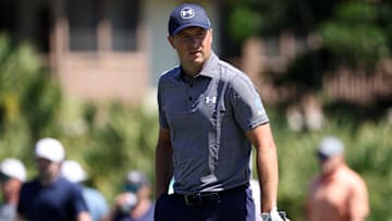 Jordan Spieth during the final round of the 2025 Cognizant Classic In The Palm Beaches