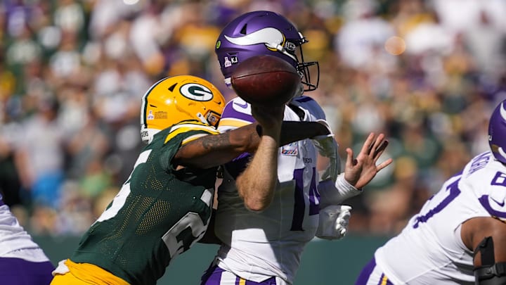 Bet on Sam Darnold to throw an interception against the Packers in Week 17.