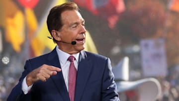 ESPN College GameDay analyst Nick Saban