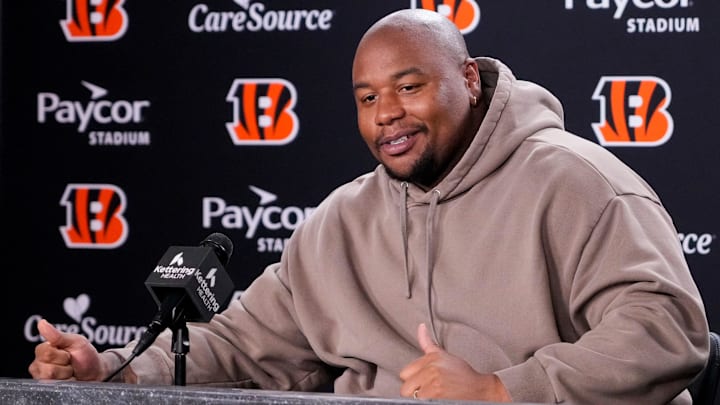 Newly signed Cincinnati Bengals defensive tackle Dexter Lawrence 