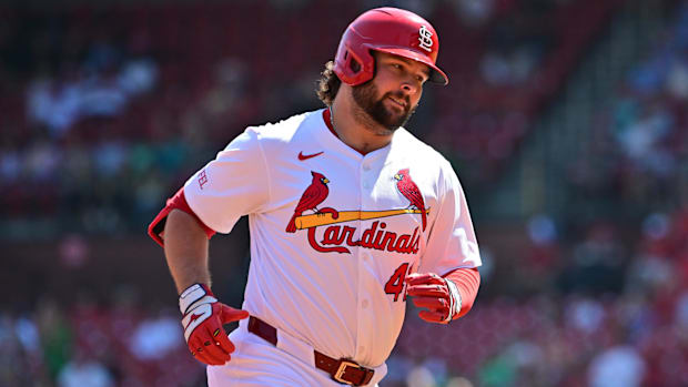 St. Louis Cardinals first baseman Alec Burleson