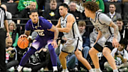 Oregon is a road favorite to Washington in their final regular season game in the Big Ten.