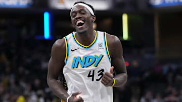 Indiana Pacers forward Pascal Siakam (43) in a game against the Memphis Grizzlies.