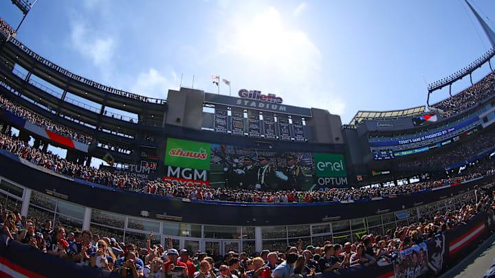 Le stade Gillette Stadium.