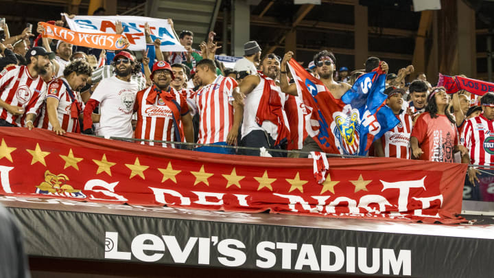 Chivas supporters at San Jose Earthquakes