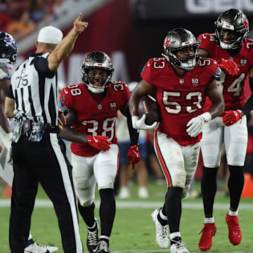 Tampa Bay Buccaneers linebacker Nick Jackson