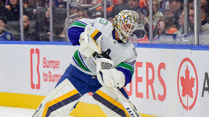 Vancouver Canucks v Edmonton Oilers