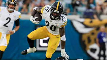 Pittsburgh Steelers running back Kaleb Johnson