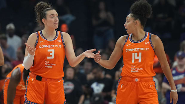 Marina Mabrey and Bria Hartley