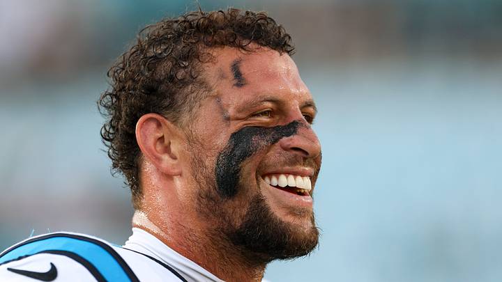 Carolina Panthers tight end Feleipe Franks