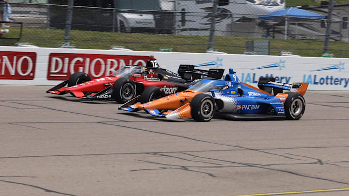 Will Power, Team Penske, Scott Dixon, Chip Ganassi Racing, Iowa Speedway, IndyCar