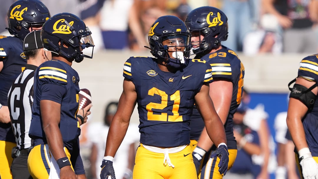 California Golden Bears running back Byron Cardwell (21).