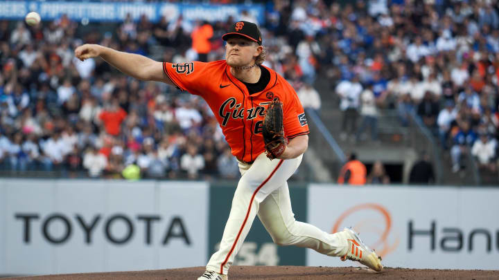 San Francisco Giants starting pitcher Logan Webb.