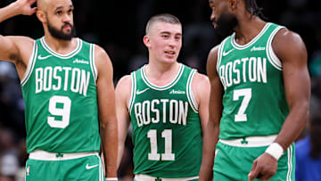 Boston Celtics, Payton Pritchard, NBA three-point record, Jayson Tatum, Derrick White
